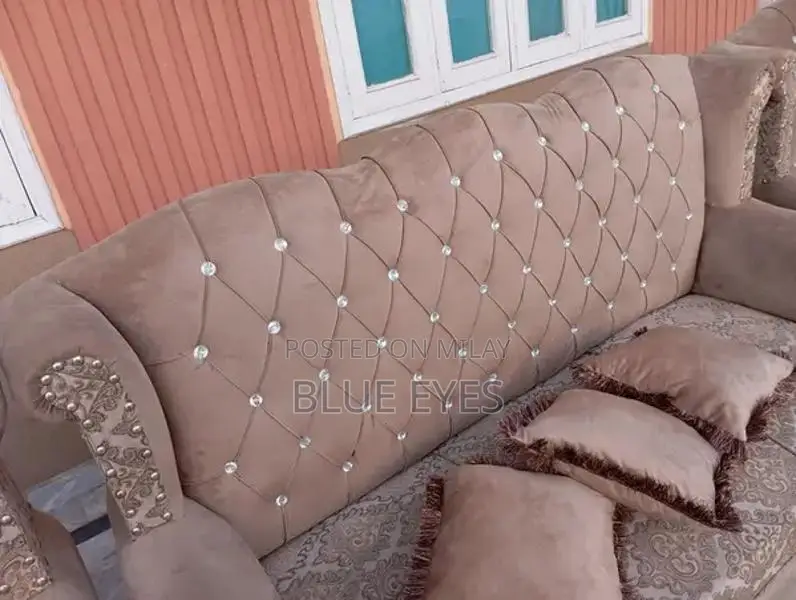 Spacious 5-Seater High Back Sofa in Clean Condition