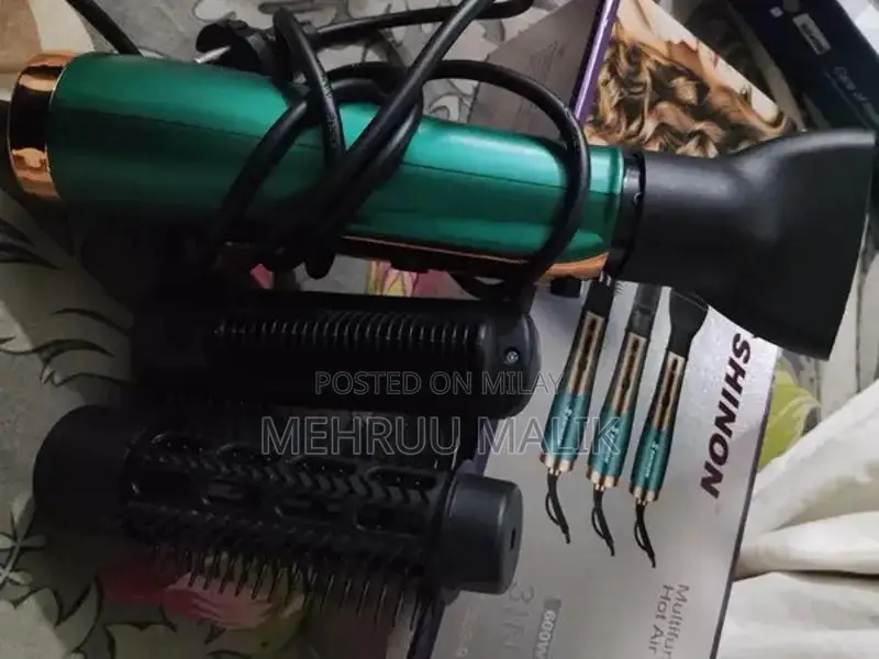 3-in-1 Hot Air Hair Styling Comb for Multiple Hair Types