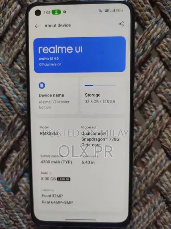 Realme Gt Master 5G phone   pubg gamephone