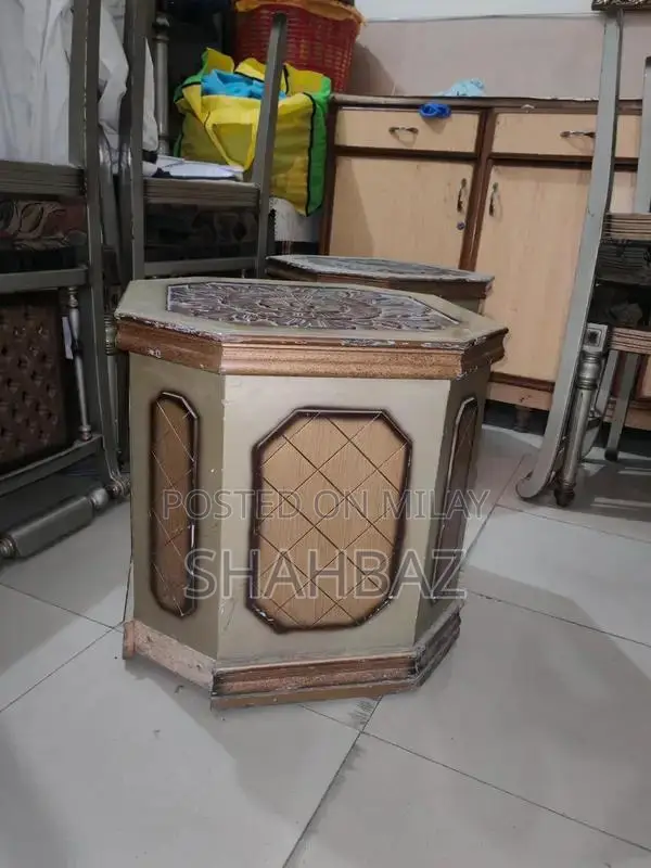 Dining Set with 6 Chairs and 2 Side Tables