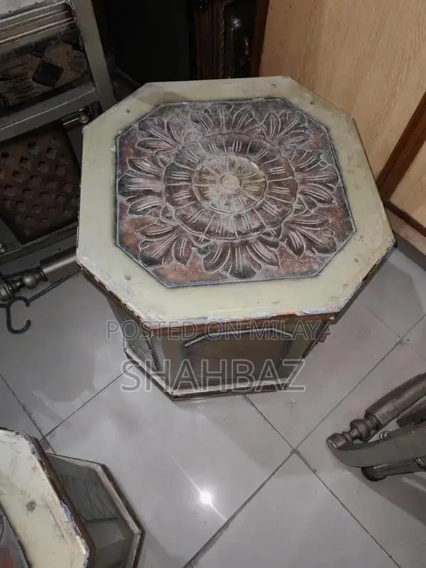 Dining Set with 6 Chairs and 2 Side Tables