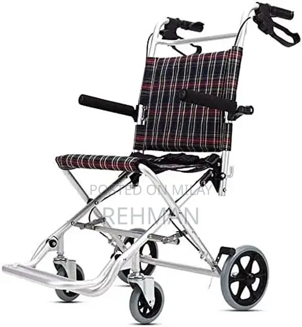 Compact Foldable Wheelchair - Like New Condition