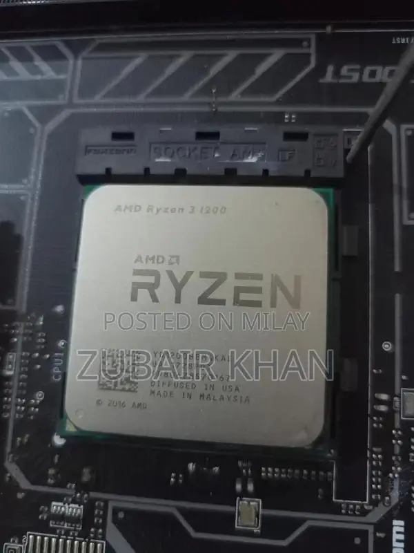 Ryzen 3 1200 AMD CPU with Fan