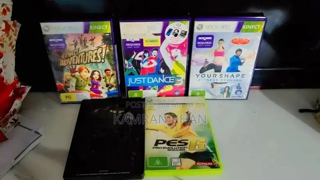 Xbox 360 Kinect Sensor with Original CDs