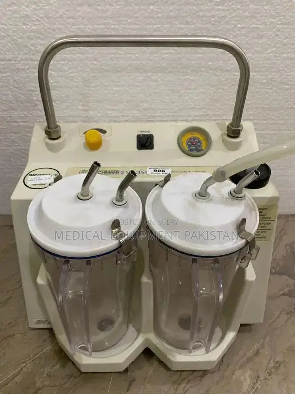 Ameda and Eschmann Dual Bottle Medical Suction Machines