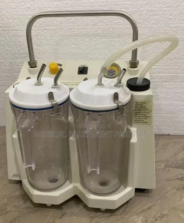 Ameda and Eschmann Dual Bottle Medical Suction Machines