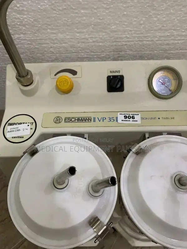 Ameda and Eschmann Dual Bottle Medical Suction Machines