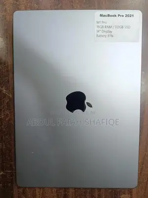 Photo - Apple MacBook Pro M1 2021 Professional Laptop