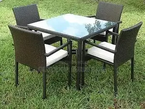 Photo - Rattan Outdoor Garden Chairs - Patio Furniture Collection