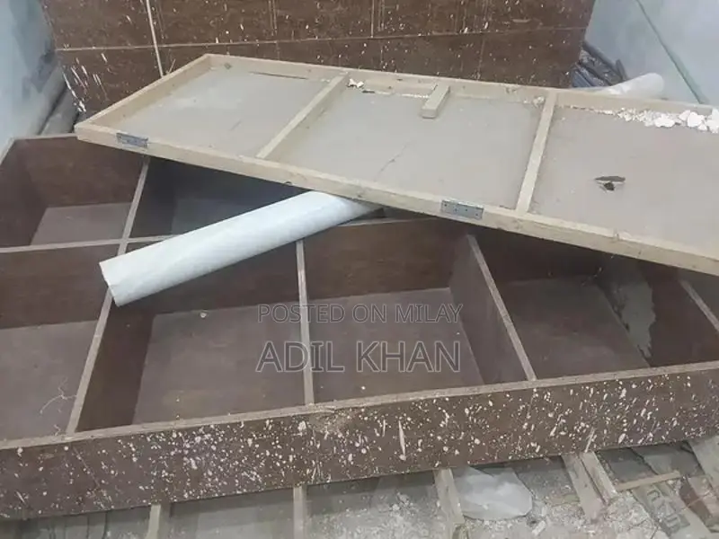 L-Shaped Counter with Storage Rack Set