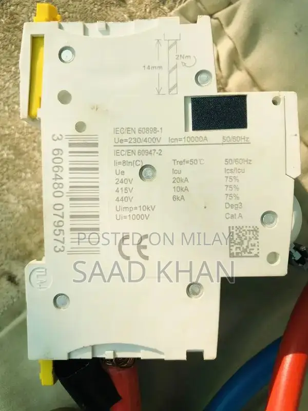 Schneider 32A Circuit Breaker with 10ft 25mm Pure Copper DC Wire