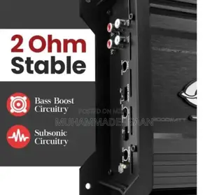 Lanzar Heritage 2000W Class AB Mono Subwoofer Car Amplifier