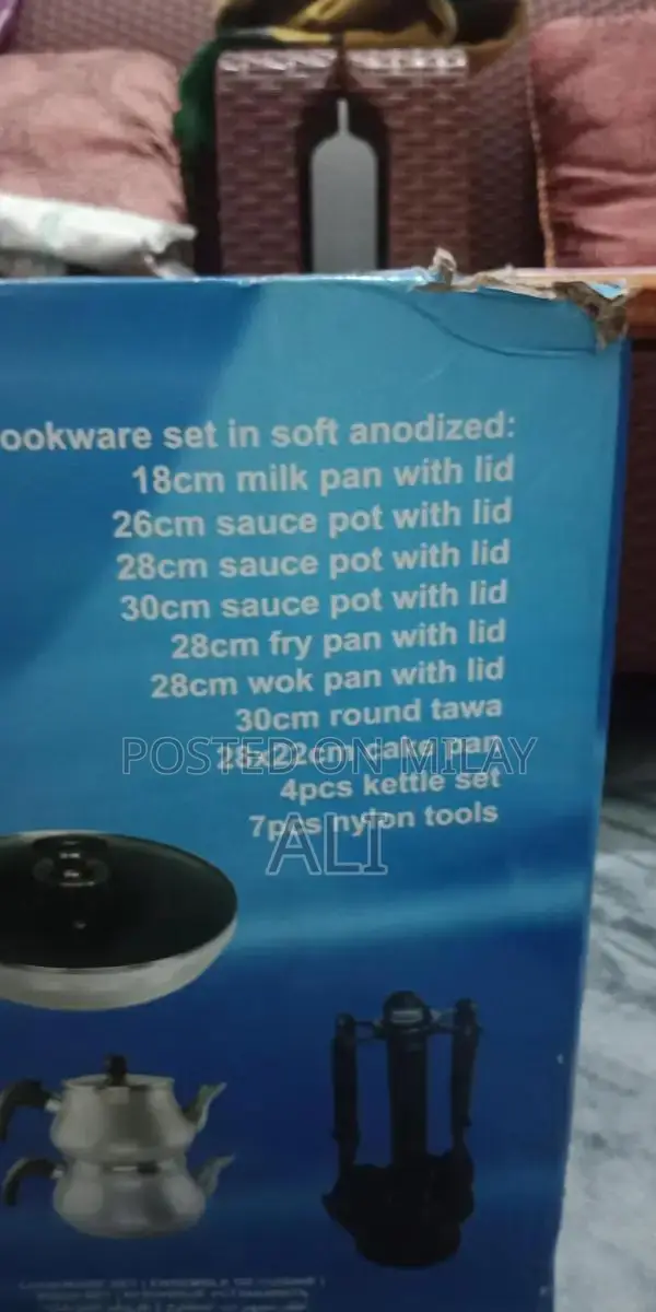 Complete 25-Piece Nonstick Cooking Set with Storage Box