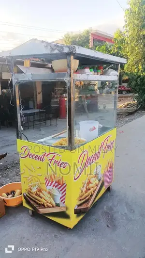Commercial Fries Counter Display Setup