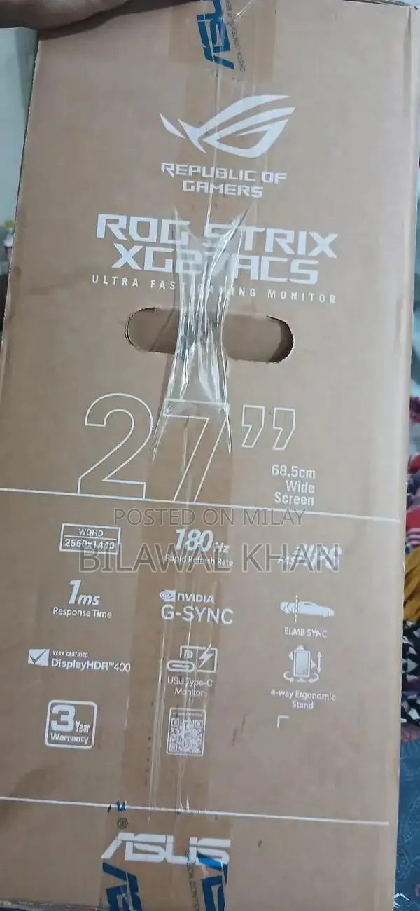 Asus ROG STRIX 27-inch 2K Gaming Monitor XG27ACS