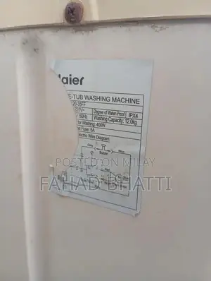 Haier washing machine