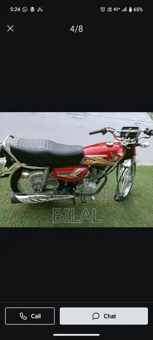 Honda 125cc Motorcycle - Low Mileage Urban Commuter Bike