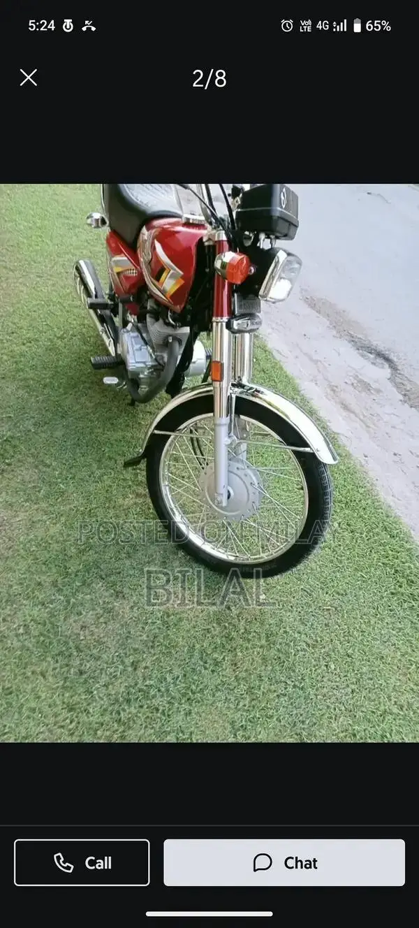 Honda 125cc Motorcycle - Low Mileage Urban Commuter Bike