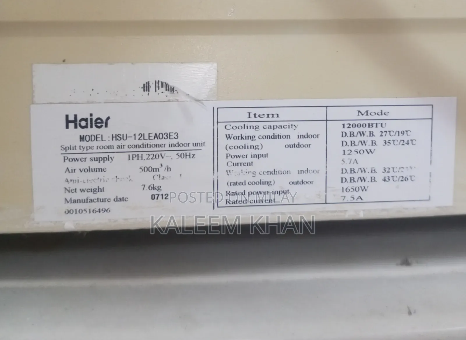 Ac Haier Reasonable Price