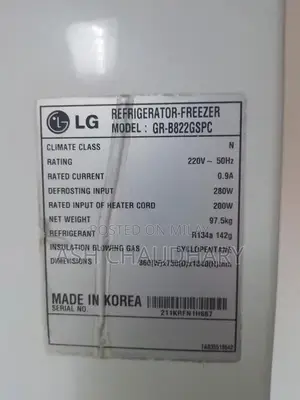 Full size lg imported fridge for sale
