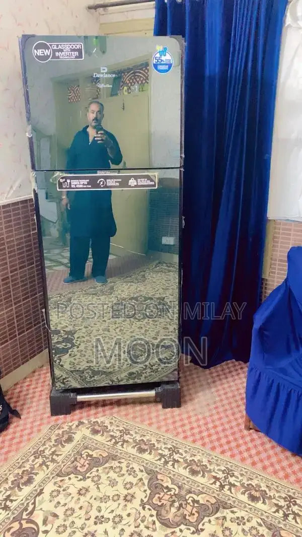 Dawlance 2-Door Glass Refrigerator with Inverter Technology