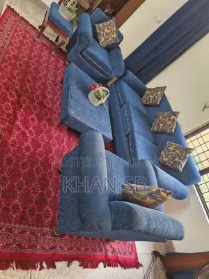Sofa Set with Decorative Carpet and Tokri Design