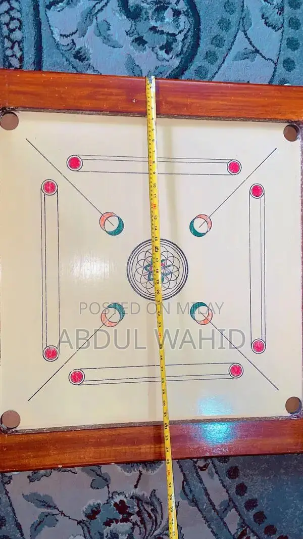 Classic Wooden Carrom Board for Family Game Nights