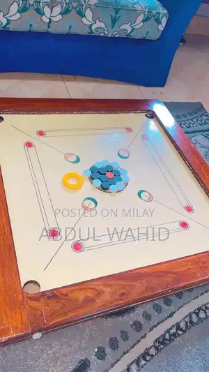 Classic Wooden Carrom Board for Family Game Nights