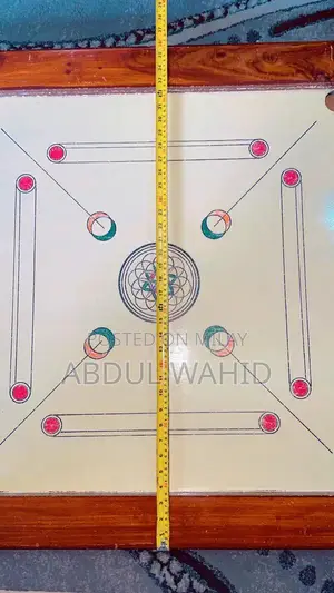 Classic Wooden Carrom Board for Family Game Nights