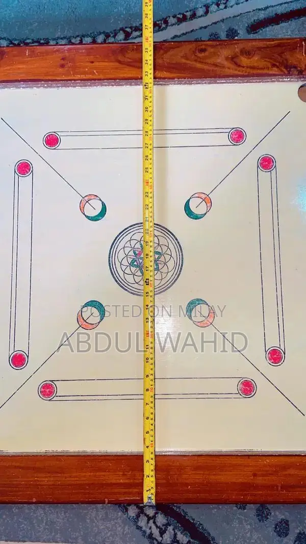 Classic Wooden Carrom Board for Family Game Nights