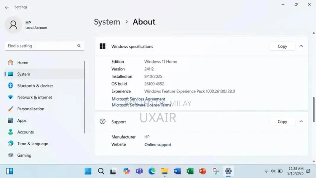 HP 15.6" Laptop with Intel Celeron Processor
