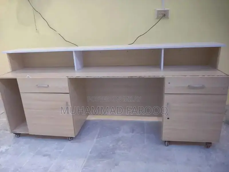 8 Foot Counter Furniture Piece in New Condition