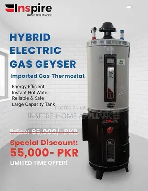Electric and Gas Geysers - Instant and Storage Models