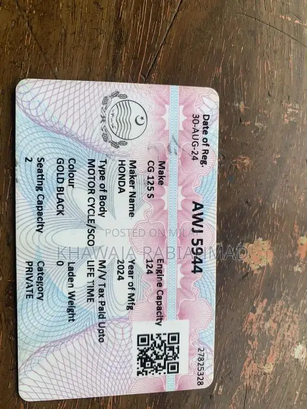 Honda CG 125 Gold Edition Motorcycle