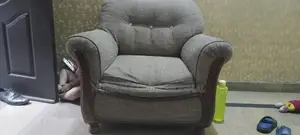 5 Seater Wooden Living Room Sofa Set with Upholstery