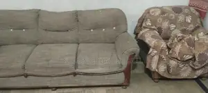 5 Seater Wooden Living Room Sofa Set with Upholstery