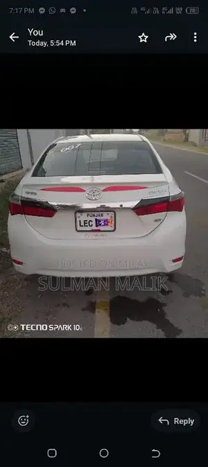 Photo - Toyota Corolla XLI Gli Sedan 2016 Imported Sedan