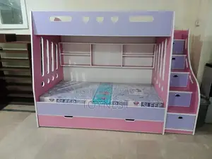 Kids Wooden Bunk Bed - Versatile Bedroom Furniture