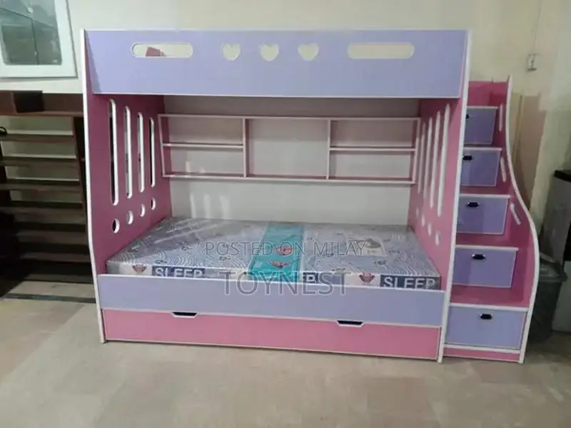 Kids Wooden Bunk Bed - Versatile Bedroom Furniture