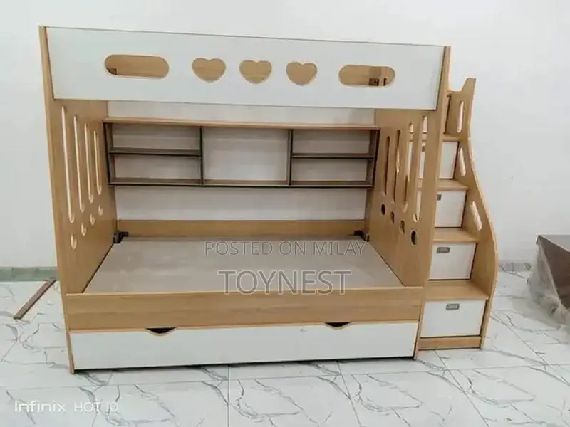 Kids Wooden Bunk Bed - Versatile Bedroom Furniture