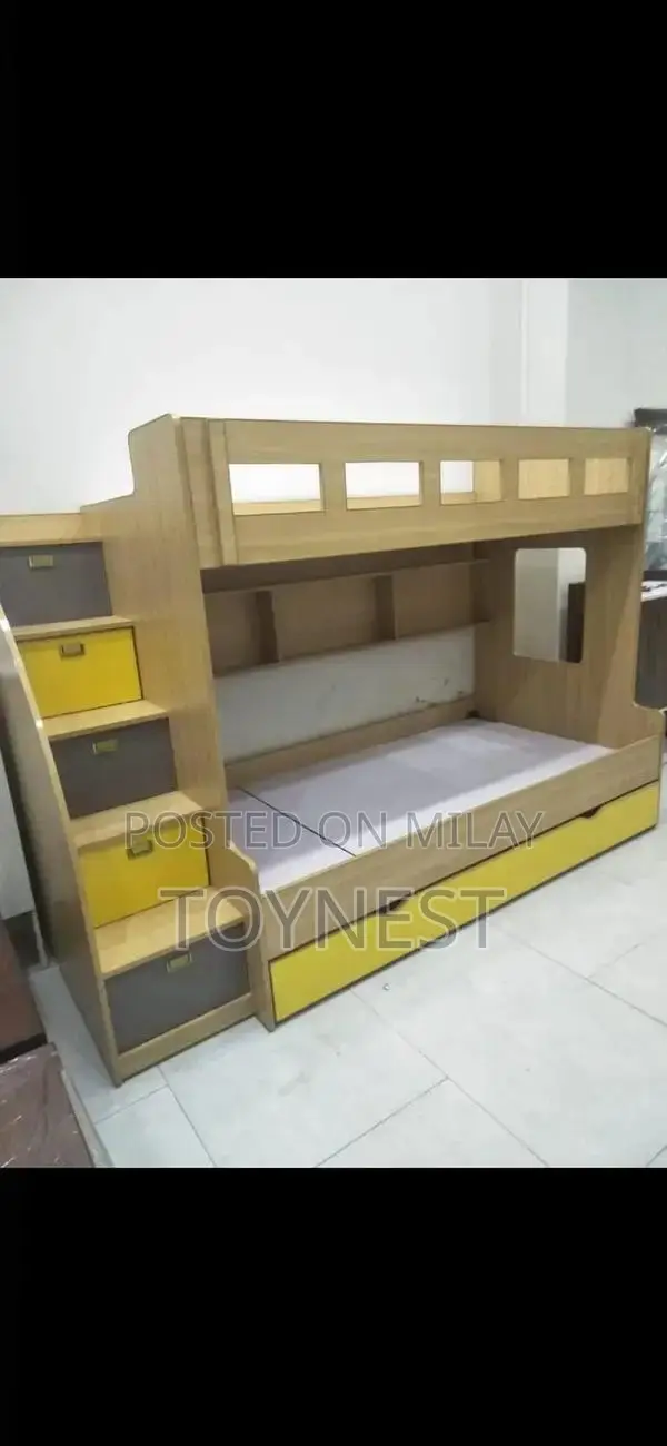 Kids Wooden Bunk Bed - Versatile Bedroom Furniture