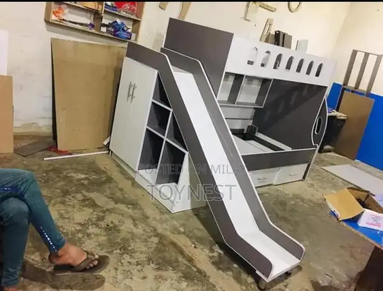 Kids Wooden Bunk Bed - Versatile Bedroom Furniture