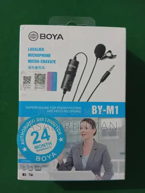 Professional Lavalier Microphone with 6m Cable for Videos & Interviews