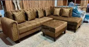 Photo - Premium Corner Sofa with Kikker Structure and Color Options