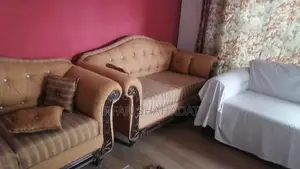 Two Sofa Sets - Grey and Brown 3+2+1 Configurations