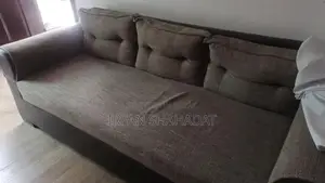 Two Sofa Sets - Grey and Brown 3+2+1 Configurations