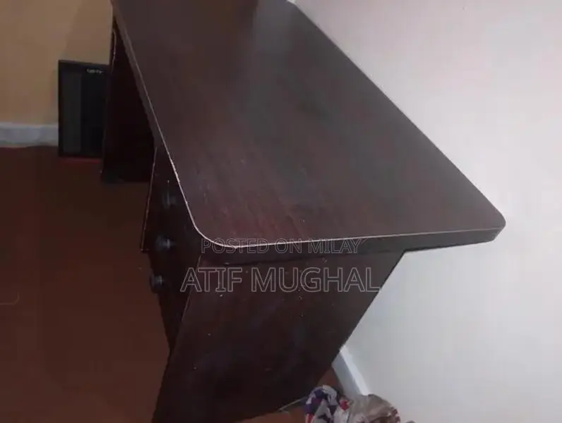 Sturdy Wooden Study Table for Home Office or Student Workspace