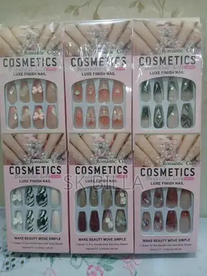 12-Pack Artificial Nail Set - Trendy Fashion Press-On Nails for Stylis