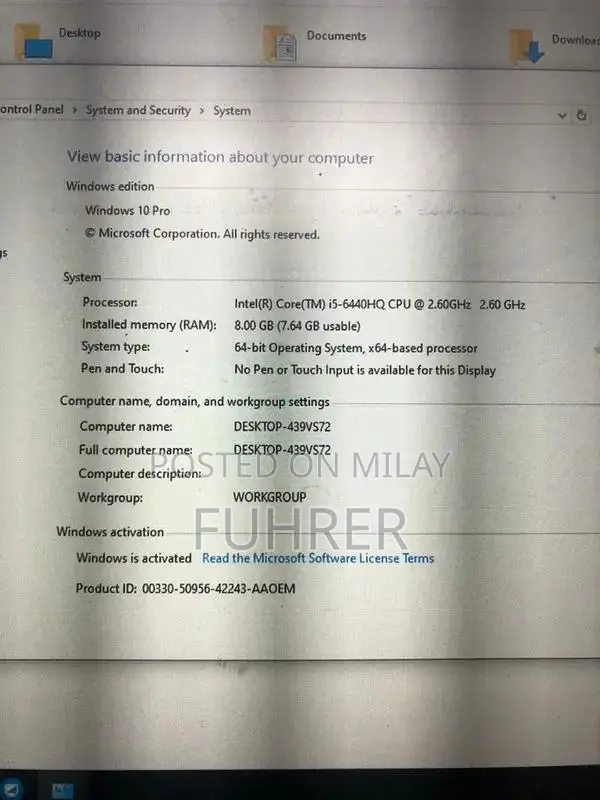 Dell Latitude 5480 core i5 6th gen