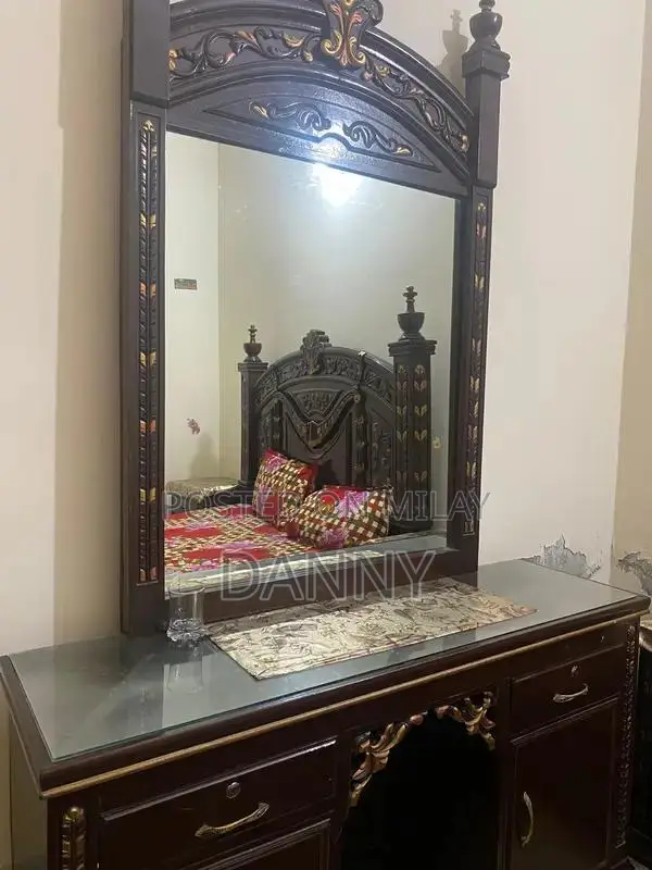 Elegant Pure Wooden Dressing Table - Classic Home Furniture